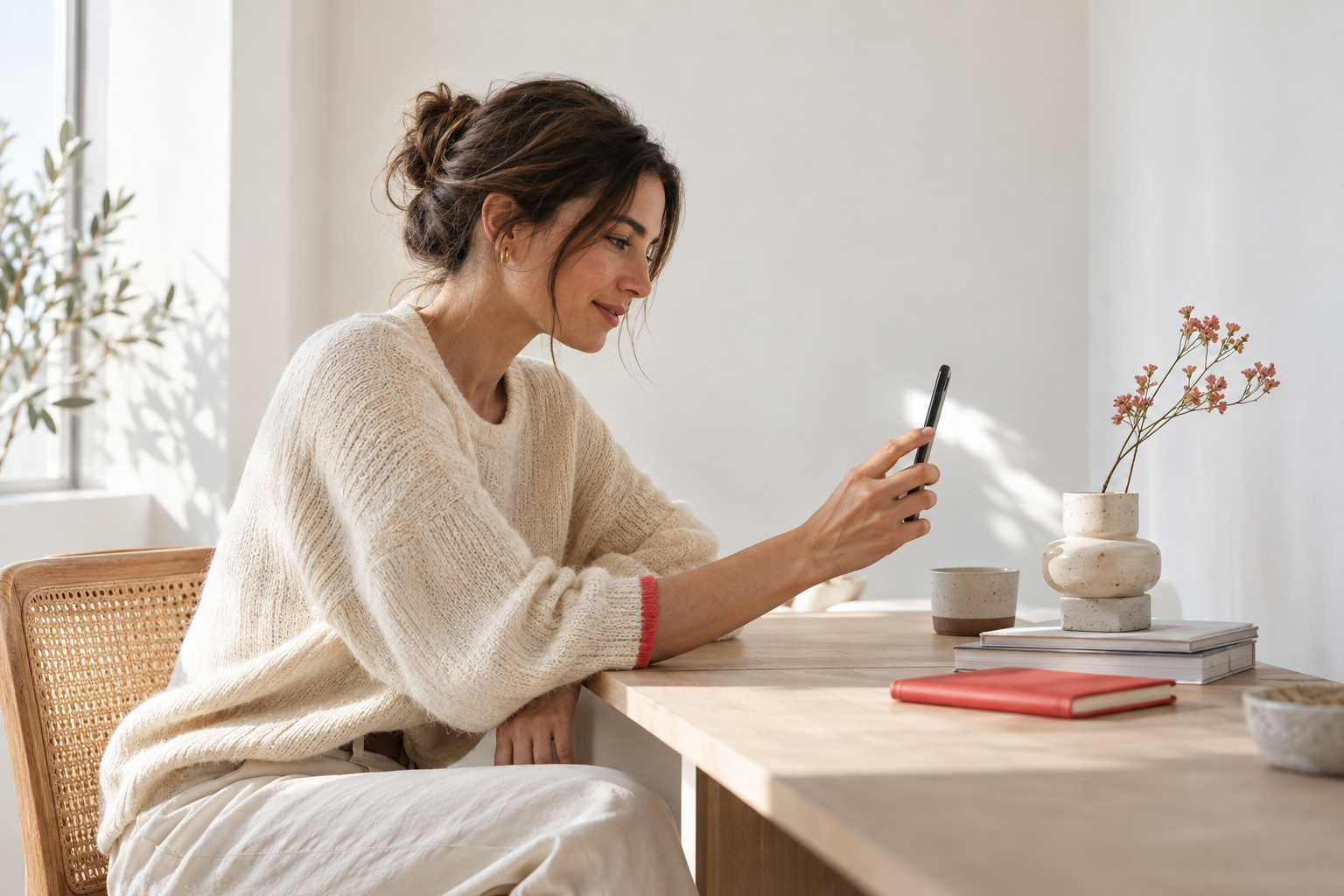 Telefonuyla günlük yaşamından özgün içerik üreten bir kişi.